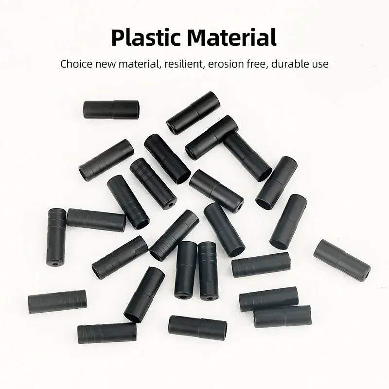 Deemount 20/500Pcs Plastic Brake Cable Housing End Caps &ndash; Durable Weather-Resistant Protection