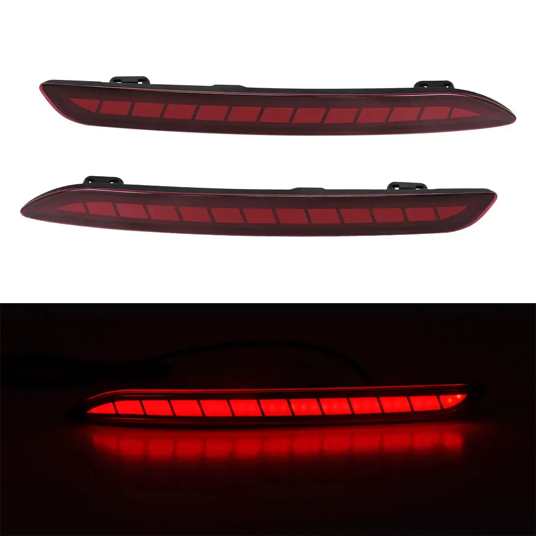 For Honda Accord 2023 2024 LED Rear Bumper Reflector Light Auto Brake Warning Lamp Waterproof Multi-function Car Accessories by InterCyprus Trading Ltd
