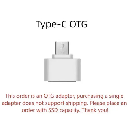 1TB Portable SSD High-speed External Drive Type-C