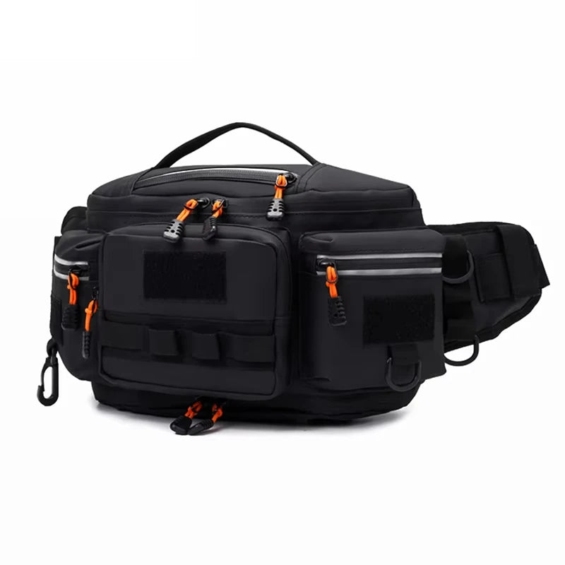 Camping Waist Bag Chest Pouch &ndash; Ultra Lightweight Design Black