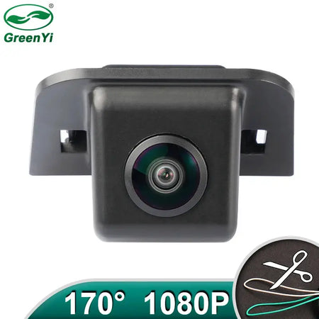 GreenYi CCD AHD 1920x1080P Night Vision Car License Plate Light Rear View Camera For Toyota Prius 2011-2014 Trunk Reserved Hole by InterCyprus Trading Ltd