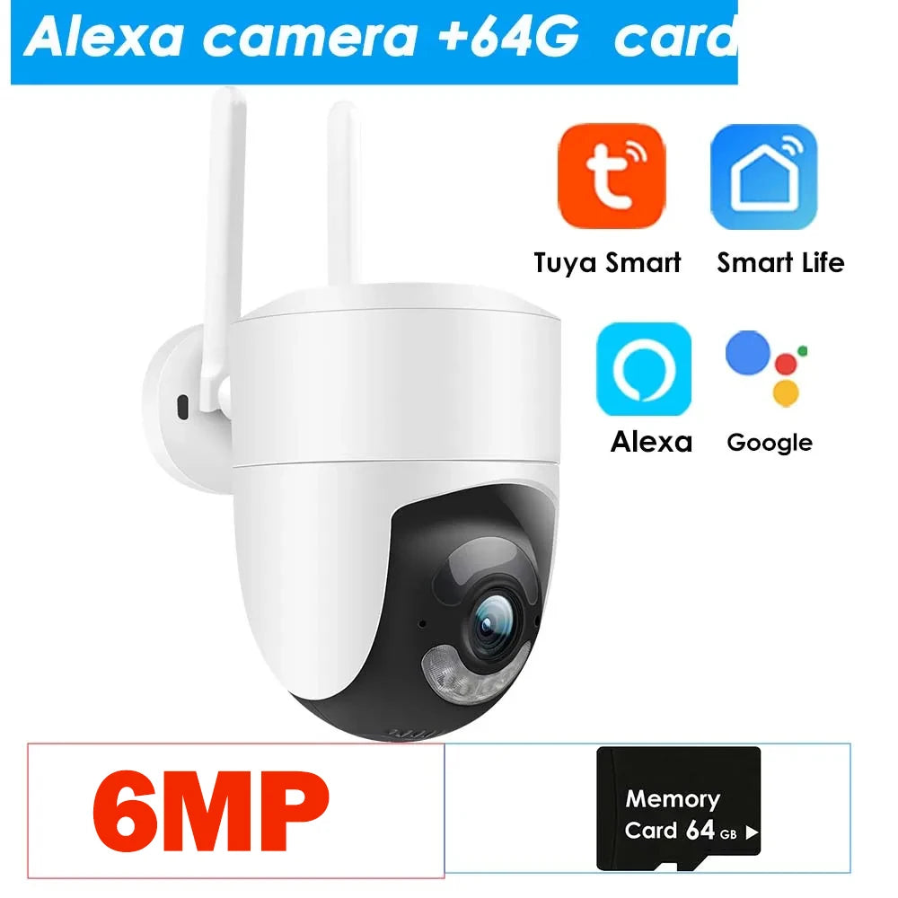 6MP Outdoor WiFi Security Camera