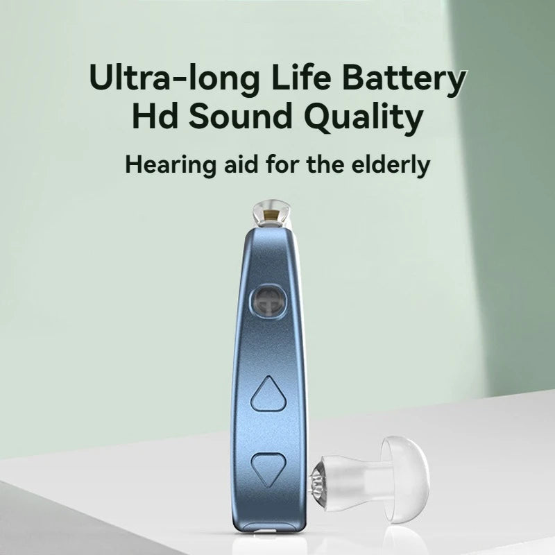 BTE Deaf Hearing Aids &ndash; Rechargeable Wireless Sound Amplifier