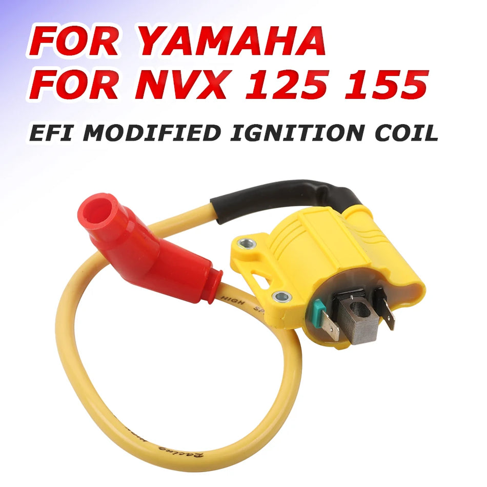 Yamaha NVX 125 155 EFI ontstekingsspoel, hoogwaardige metalen en rubberen, motorfiets reserveonderdelen