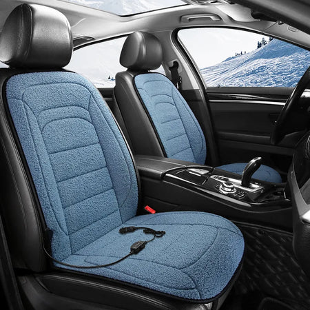 HELLOLEIBOO 12V Heated Car Seat Cover for Ultimate Winter Comfort