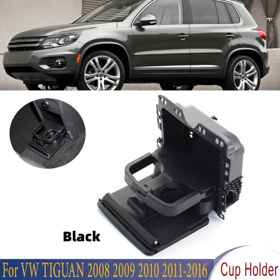 Central Console Rear Armrest With Cup Holder For VW Tiguan Sharan Golf Plus 7N0862533