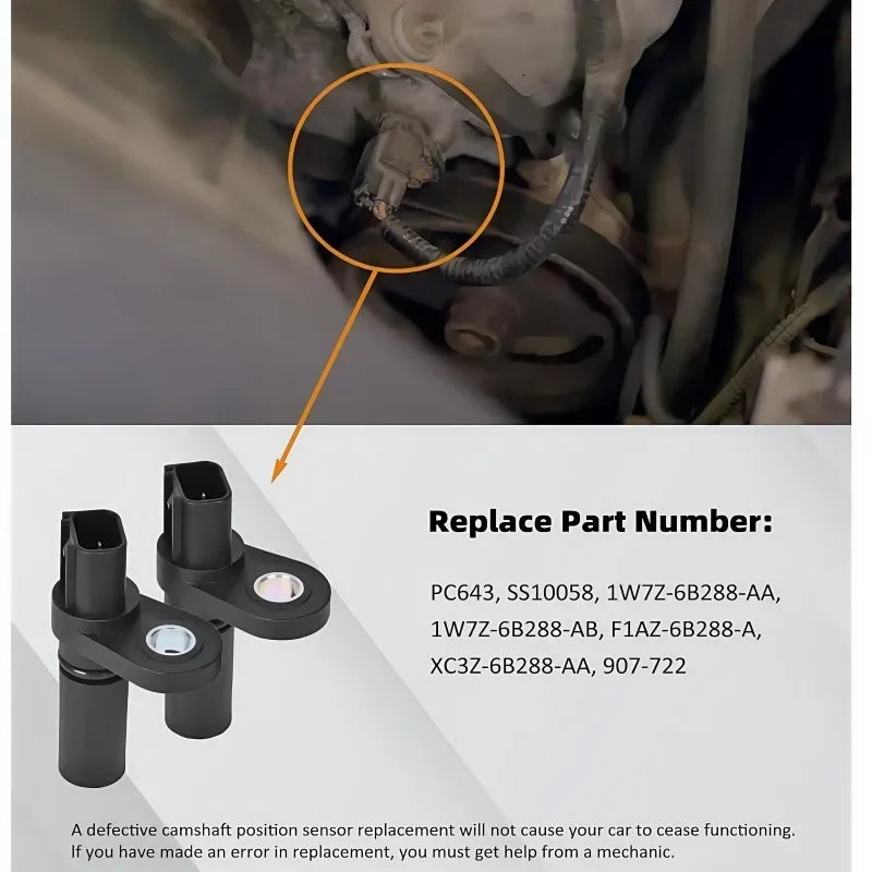 Capteur de position d'arbre à cames pour Ford Lincoln Mercury Jaguar PC643