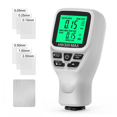HW-300MAX Car Paint Thickness Gauge &ndash; LCD Backlight HW300MAXWhite