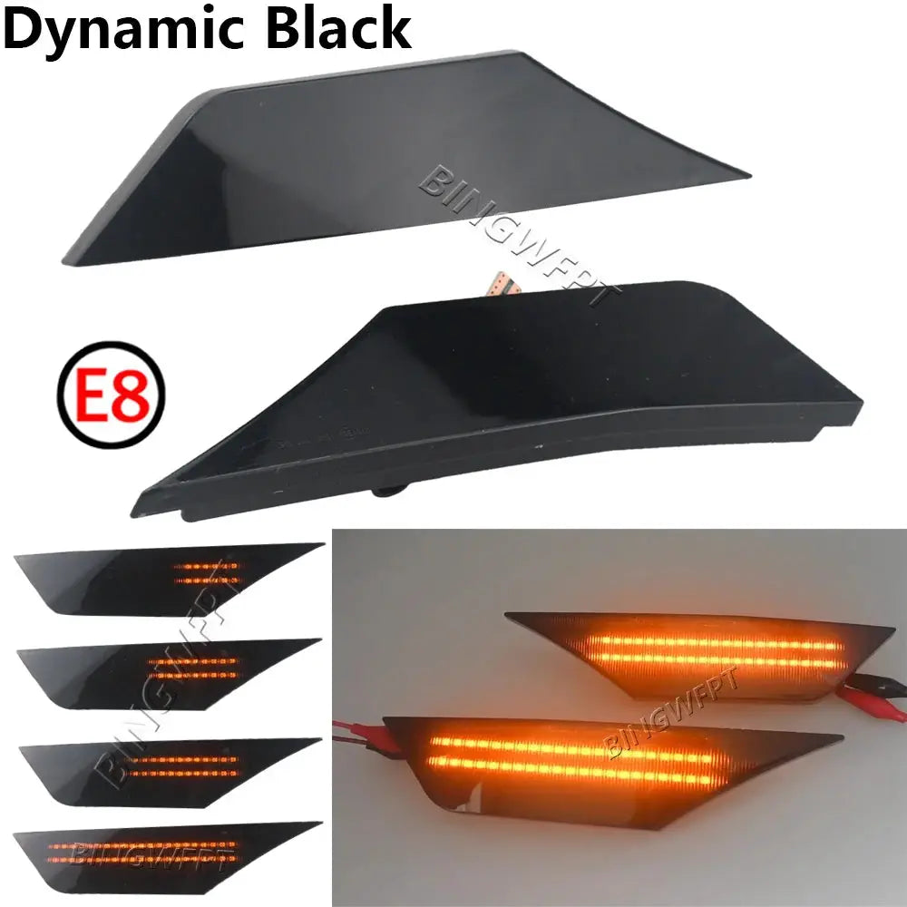 Dynamic Smoked LED Side Marker Lights for Honda Civic 10th Gen 2016 2017 2018 2019 2020 2021 Canbus Turn Signal Lamps by InterCyprus Trading Ltd