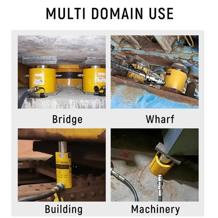 Ultra-Thin Portable Hydraulic Jack Split Booster &ndash; Slim High Capacity 30 Ton Lifting