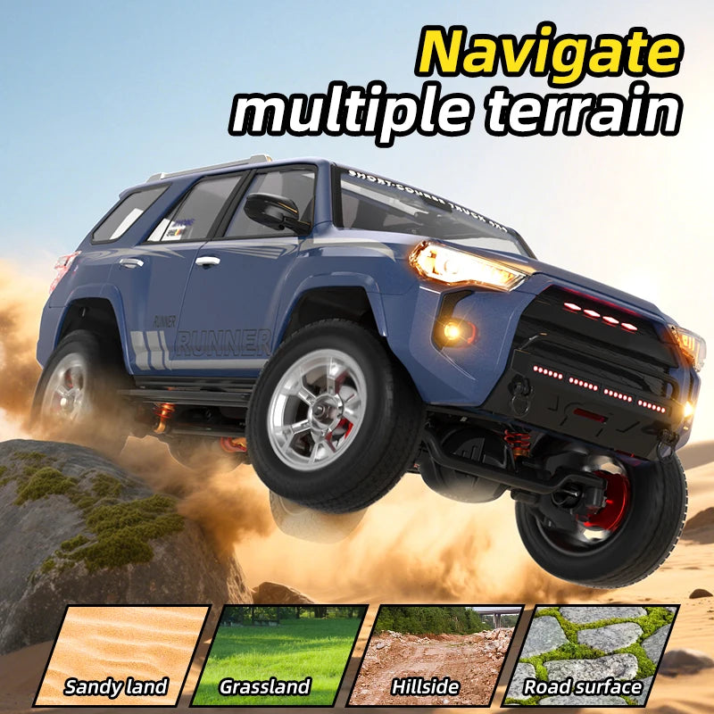 HG4-209 &ndash; 4WD Off Road Alloy Crawler With LED Lights