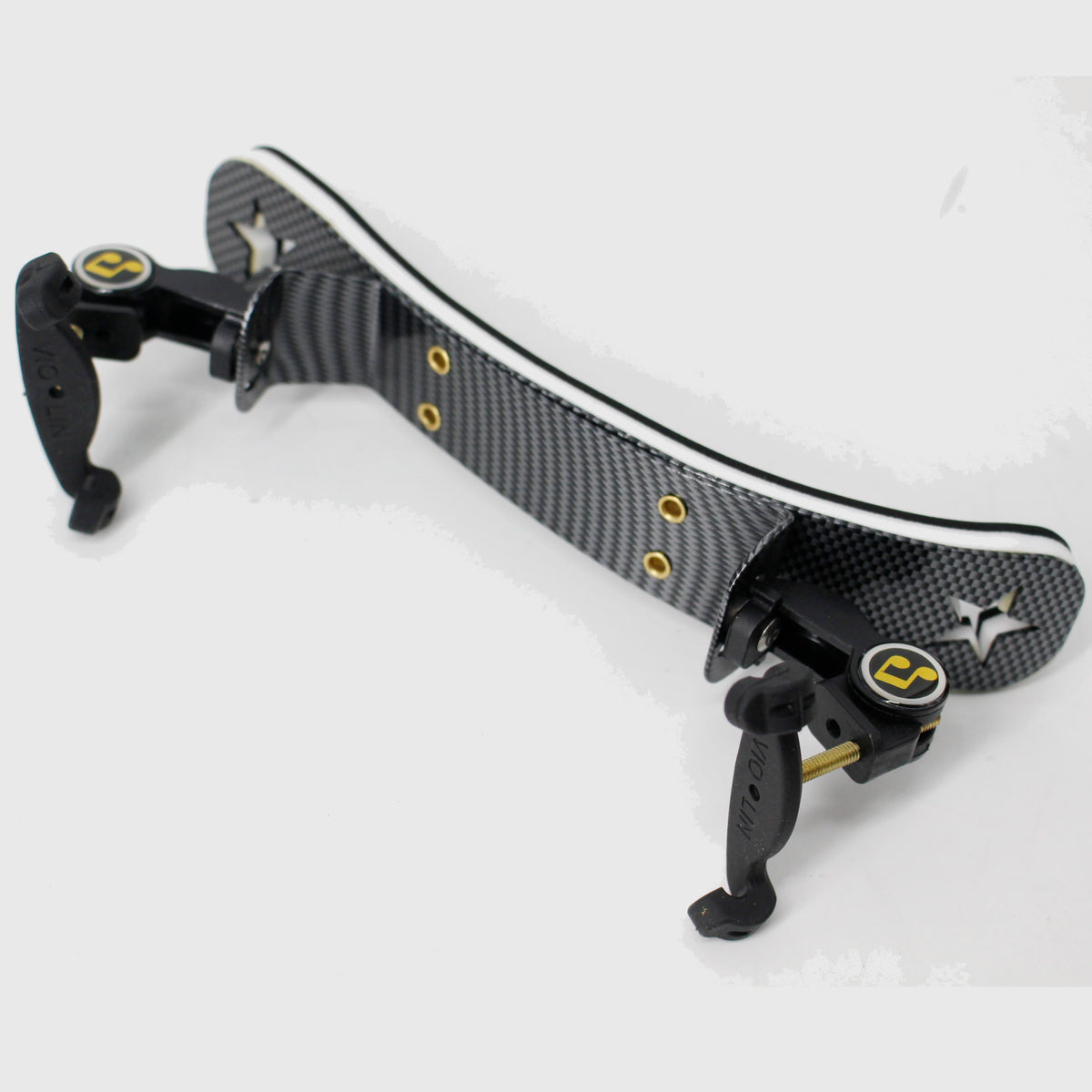 Tonling Violin Shoulder Rest &ndash; Adjustable Aluminum Alloy 3/4 Light Grey