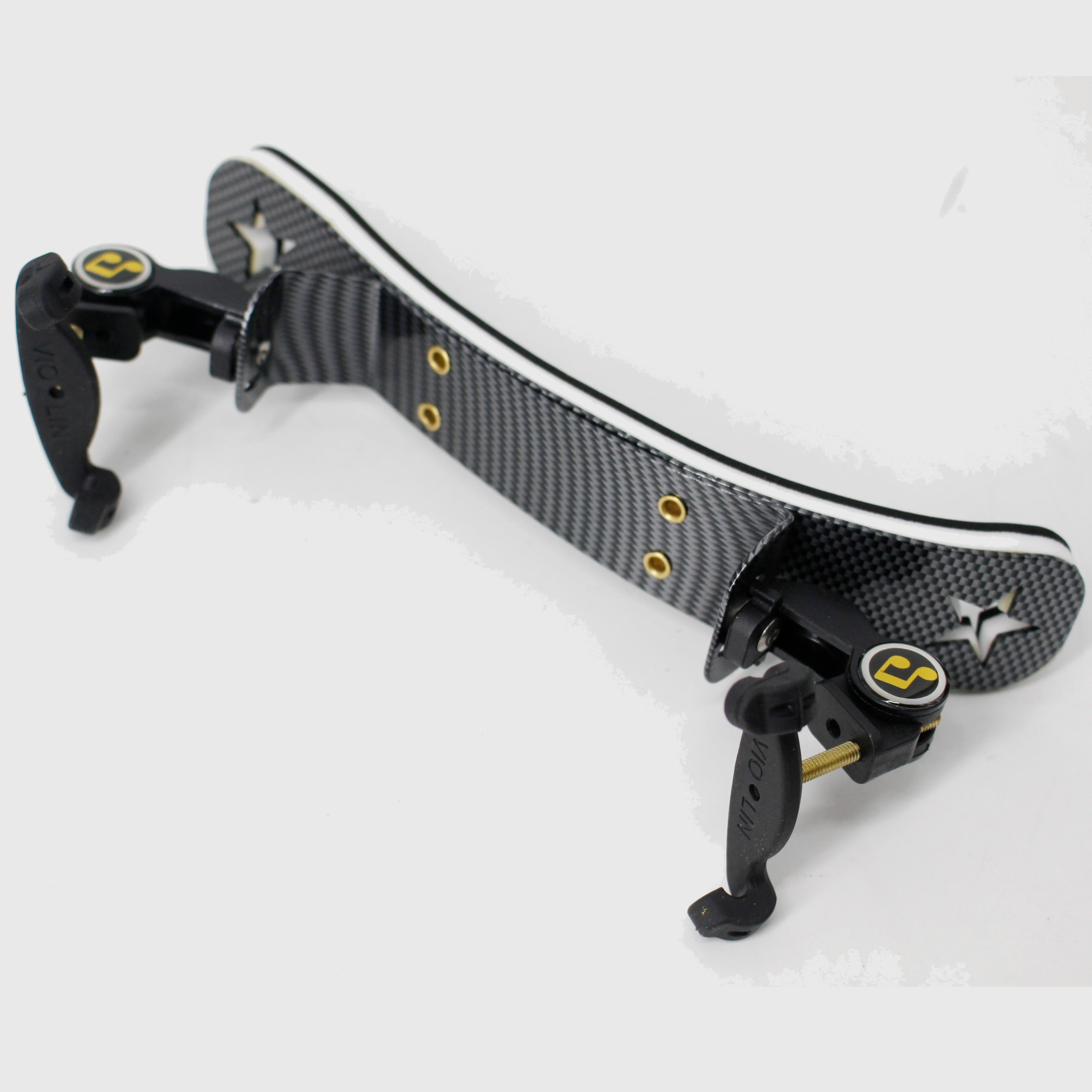 Tonling Violin Shoulder Rest &ndash; Adjustable Aluminum Alloy 3/4 Light Grey