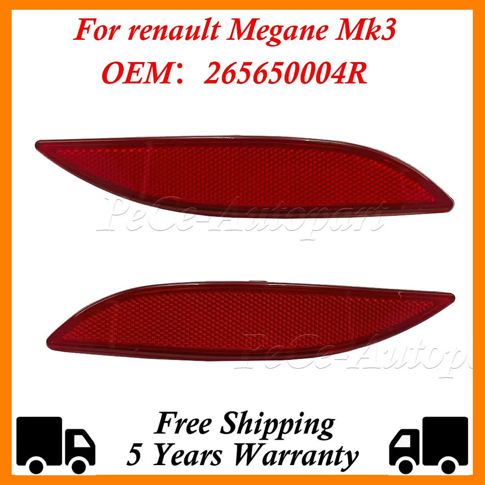 Reflecterende achterstrip voor Renault Megane Mk3 265650004R 3805