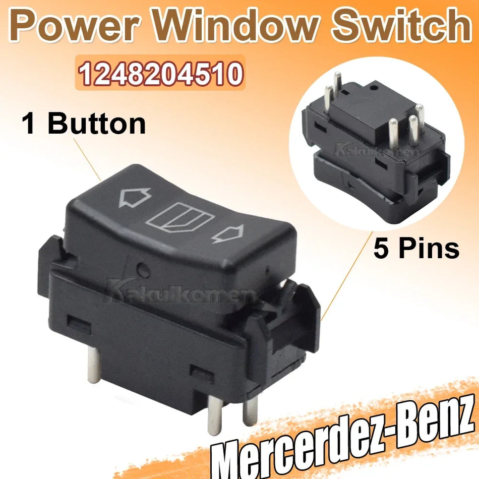 Console Power Window Switch for Mercedes-Benz W124 W126 W201