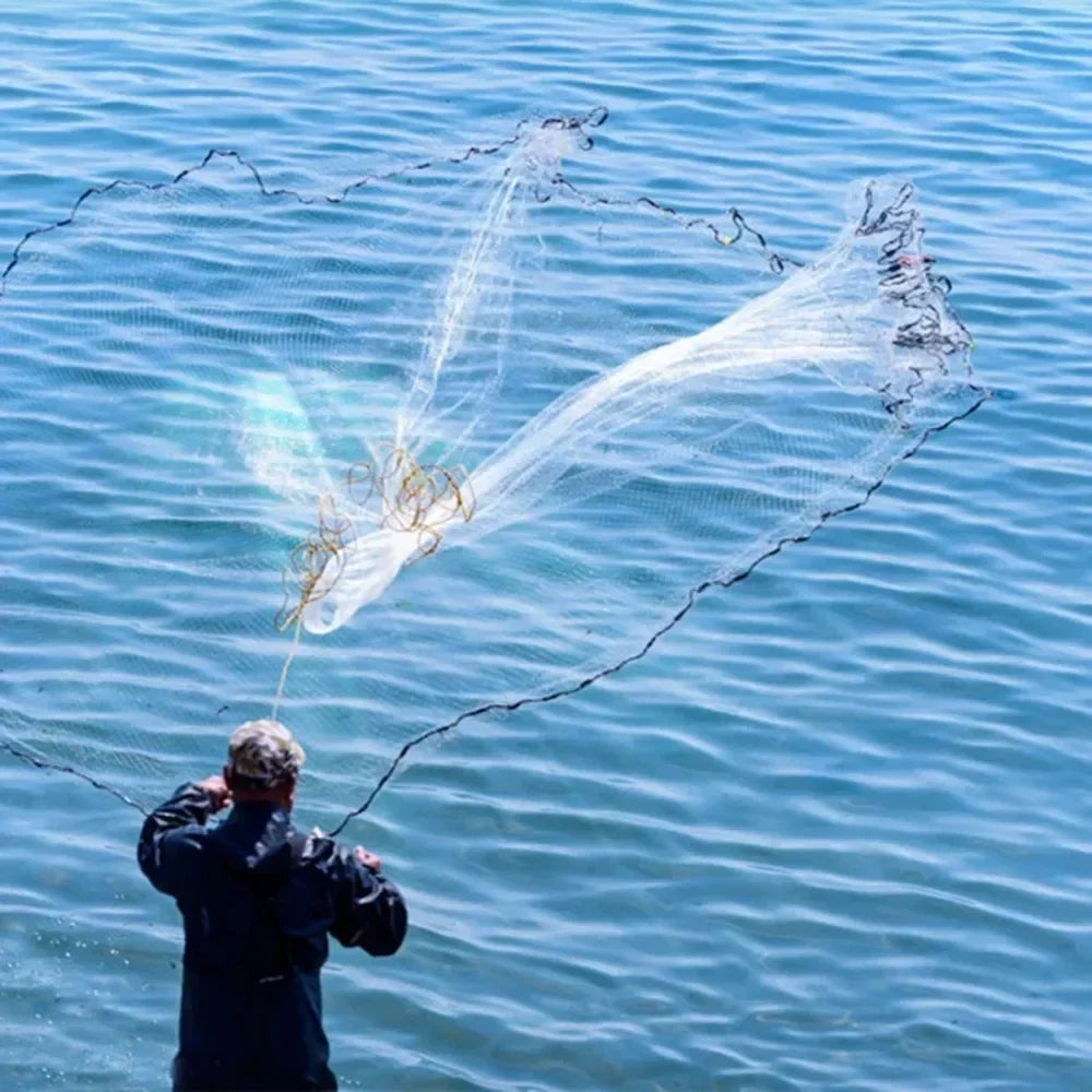 Premium Fishing Net: Durable Nylon Mesh with Floating Design