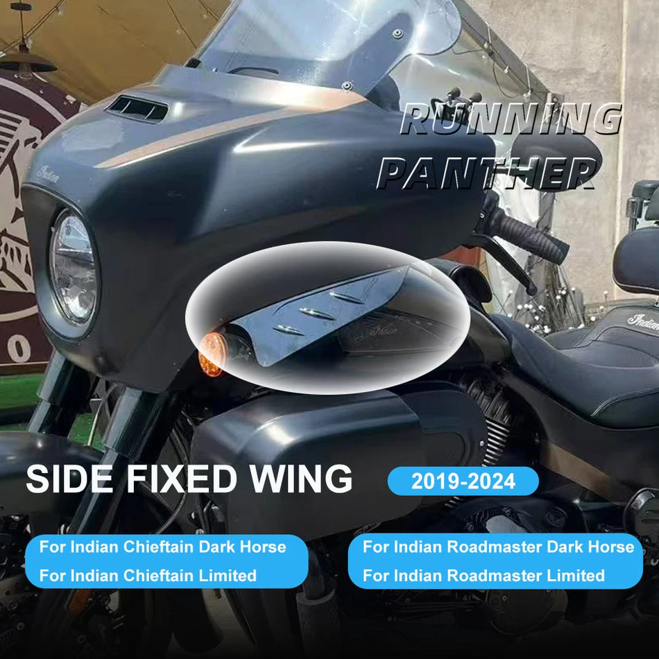 Sānu spoileru komplekti ar tumši dūmakainu apdari Indian Chieftain un Roadmaster (2019-2024)
