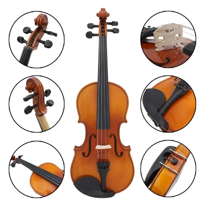 XTQ1245 Violin &ndash; Beginner Friendly Solid Wood For Students