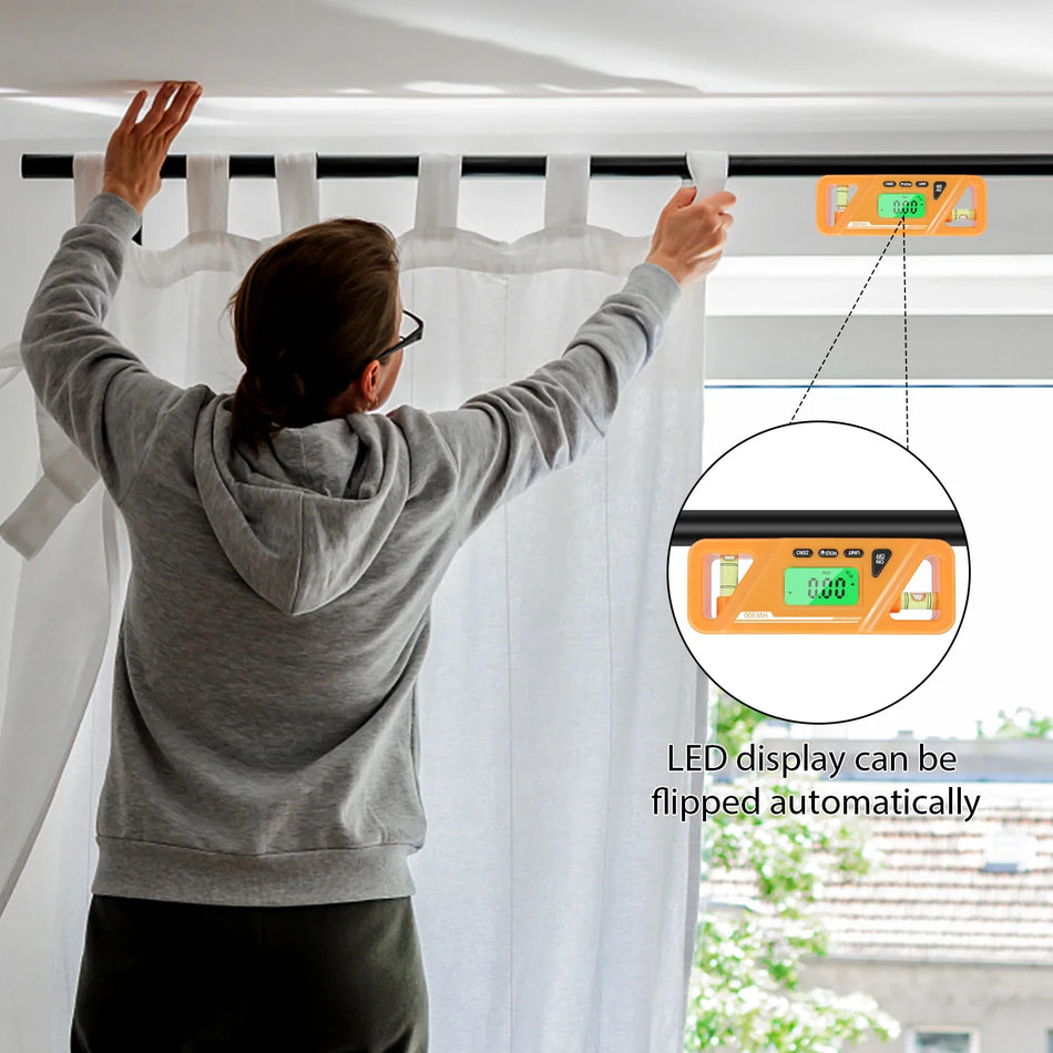 LCD Magnetic Goniometer 90 180 Angle Meter &ndash; Backlit