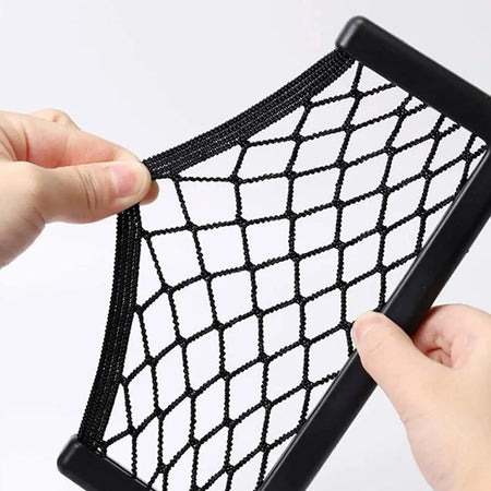 Car Rear Seat Organiser Mesh Storage Bag &ndash; Universal Velcro CWW01
