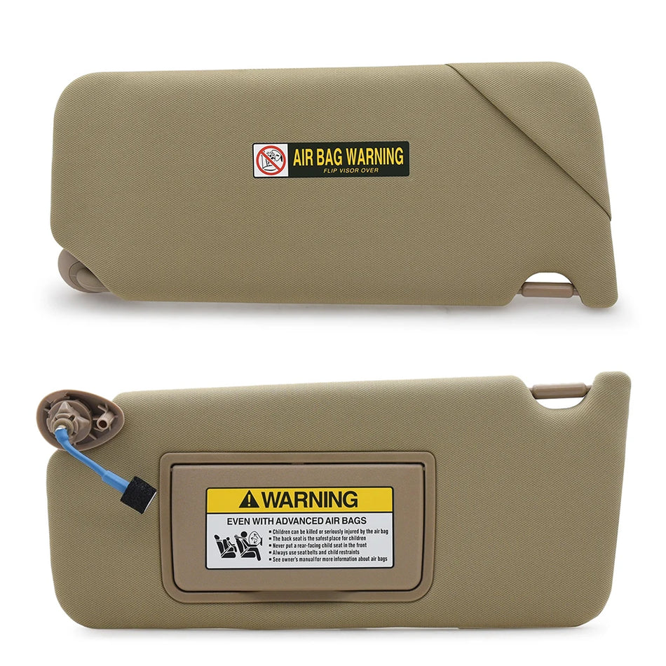 Visera Solar Beige para Honda Accord 2008-2012 Sedán y Coupé, Conductor y Pasajero