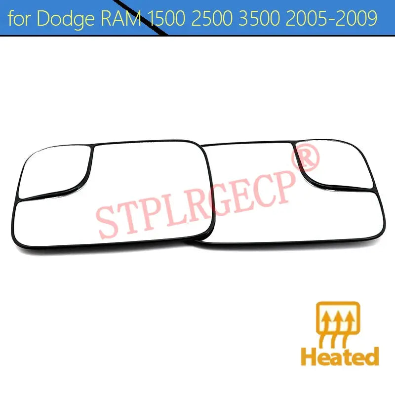 Driver or Passenger Rearview Side Mirror Lens Door Wing Mirrors Glass with Heating for Dodge RAM 1500 2500 3500 2005-2009 by InterCyprus Trading Ltd