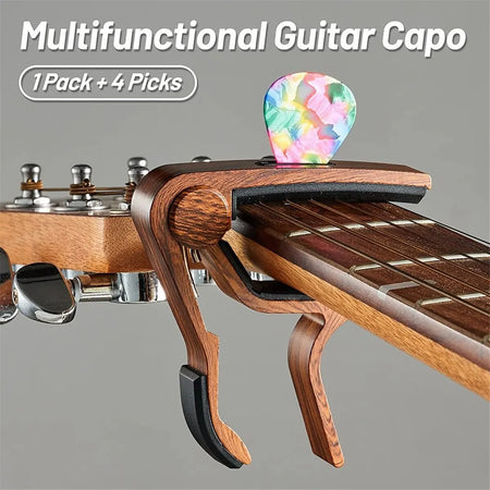 Guitar Capo Adjustment Clip &ndash; Universal Pick Holder
