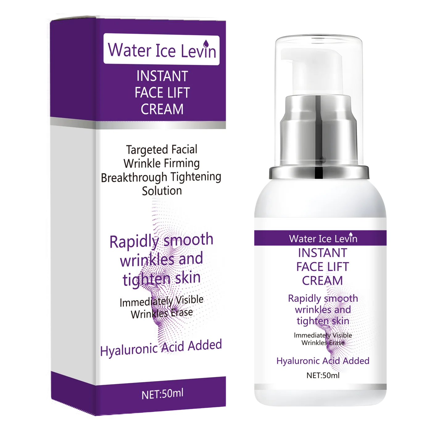 Instant Face Lift Cream &ndash; Hyaluronic Acid Infused Firming Solution 50ml