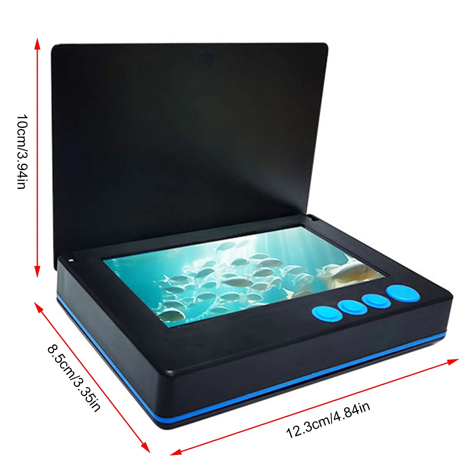 1080P Underwater Fish Finder Camera with Night Vision &amp; 4.3" Screen