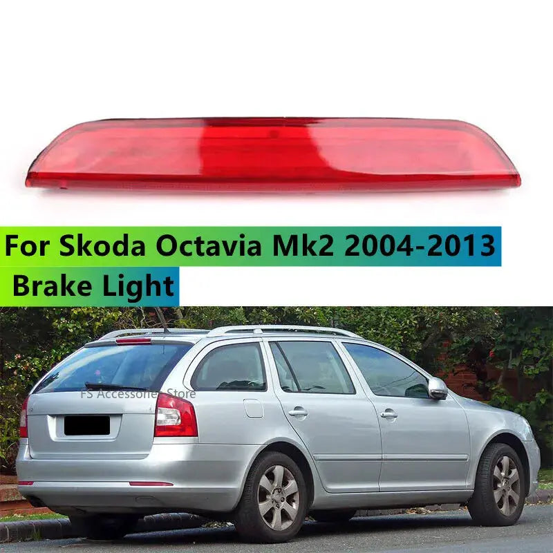 Third Brake Light With Plastic Housing For Skoda Octavia Mk2 Estate by InterCyprus Trading Ltd