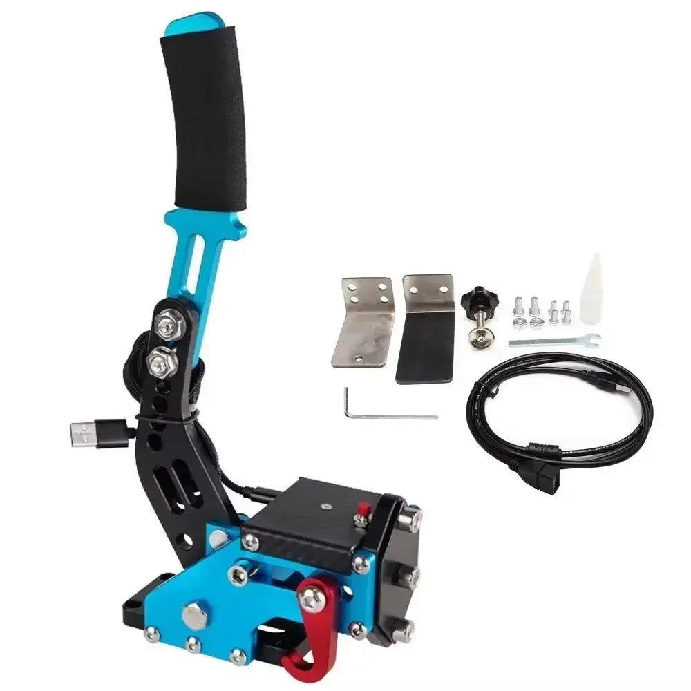 USB Handbrake PS4/PS5 Support Logitech G29 or T300, XBOX1 XSS XSX for G920, PC SIM Racing Horizon Games Hand Brake System by InterCyprus Trading Ltd