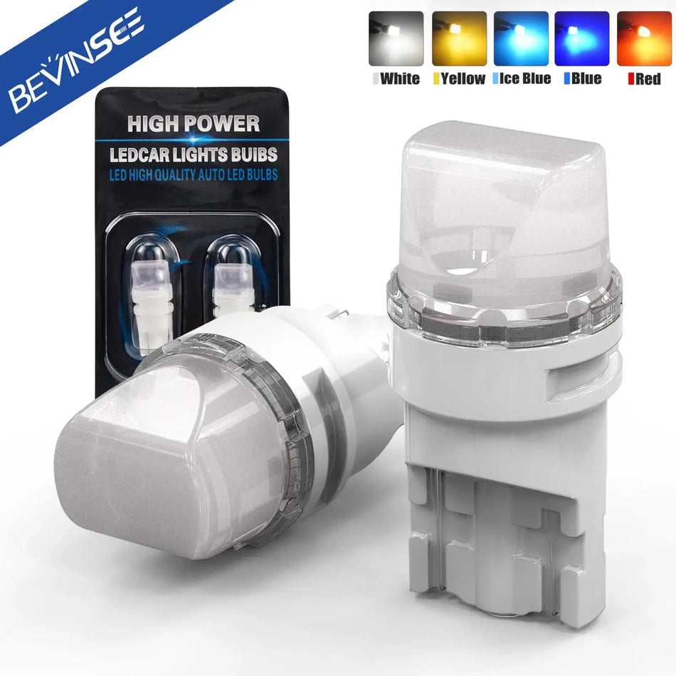 2 Πακέτο Λαμπτήρες LED T10 W5W 168 194 Πολύχρωμα Φώτα Θόλου Χάρτη