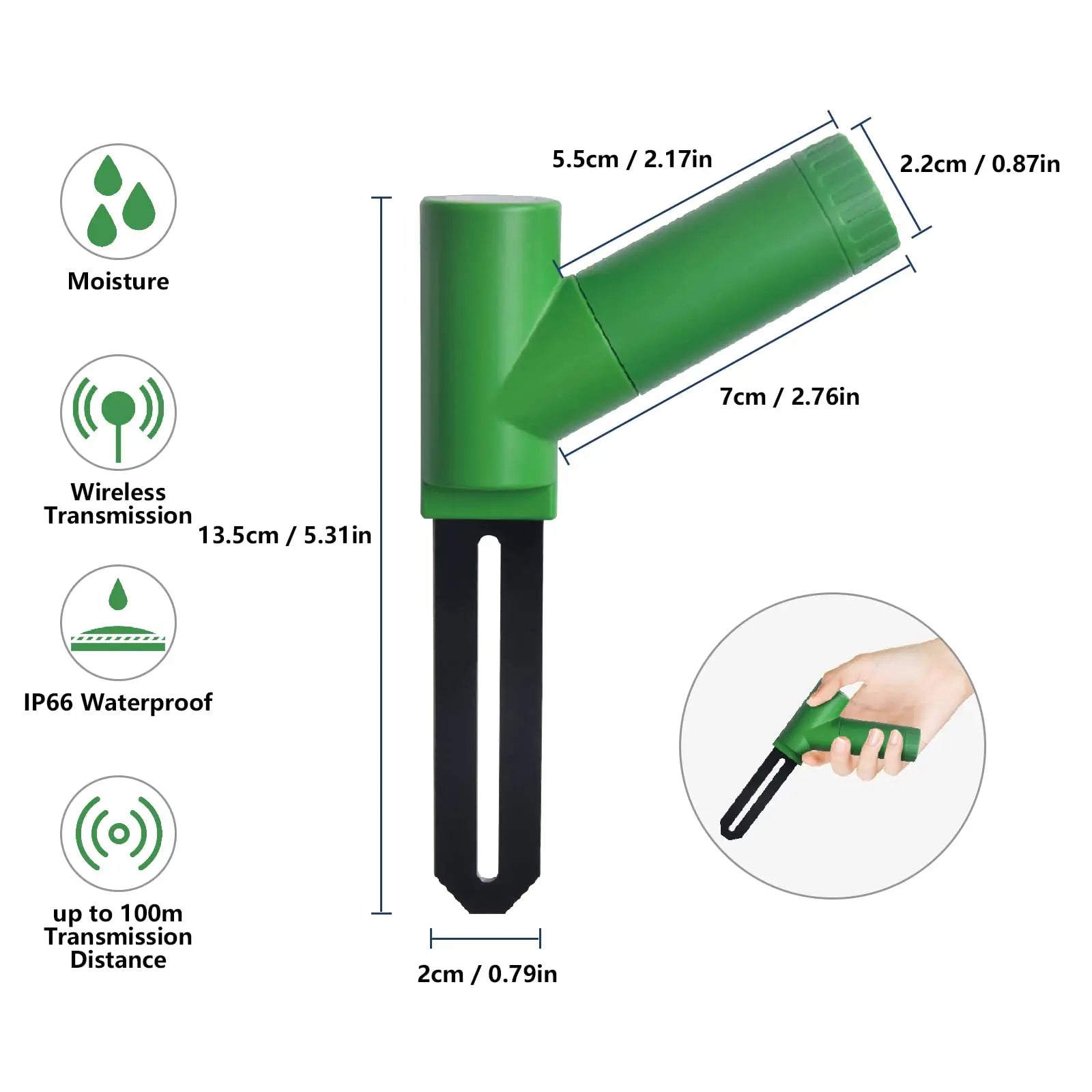 ECOWITT WH51 Wireless Soil Moisture Sensor for Smart Gardening