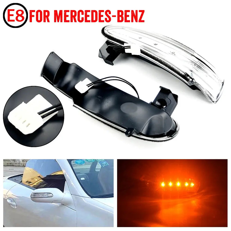 LED Side View Mirror Blinkers For Mercedes-Benz W171 R171 R230 by InterCyprus Trading Ltd