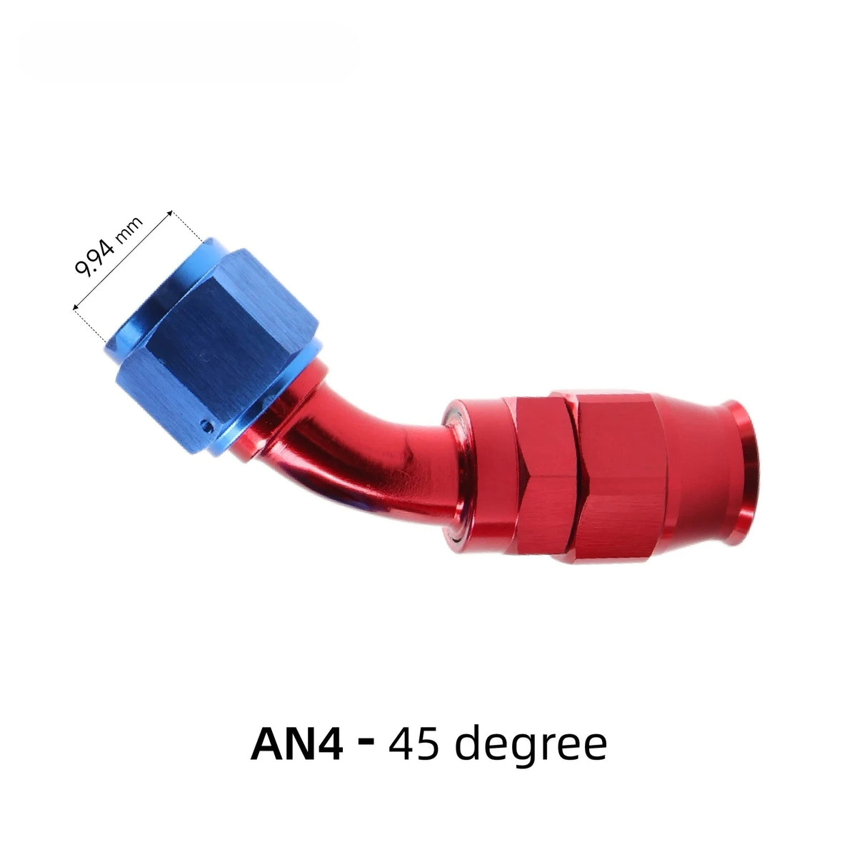 PTFE Swivel Hose End Fitting Kit, AN4/6/8/10, 0-180 Degree Adapter by InterCyprus Trading Ltd