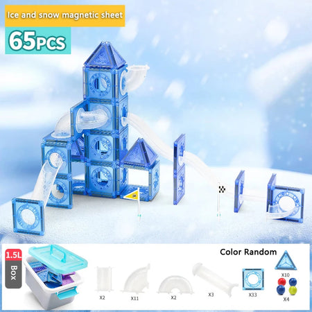 Magnetic Tiles Building Blocks &ndash; Educational STEM Toy ATS30245 H