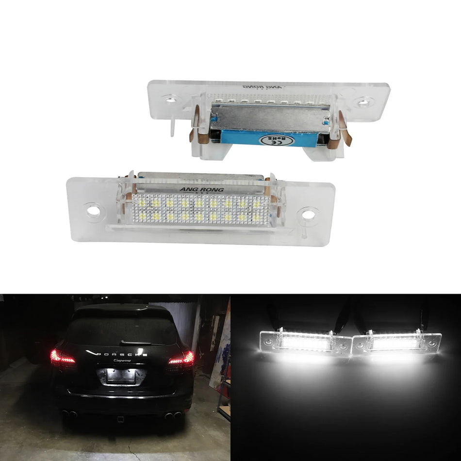 LED luči za registracijsko tablico za Porsche 964 993 996 968 Boxster 18 SMD 6000K bela CANBUS