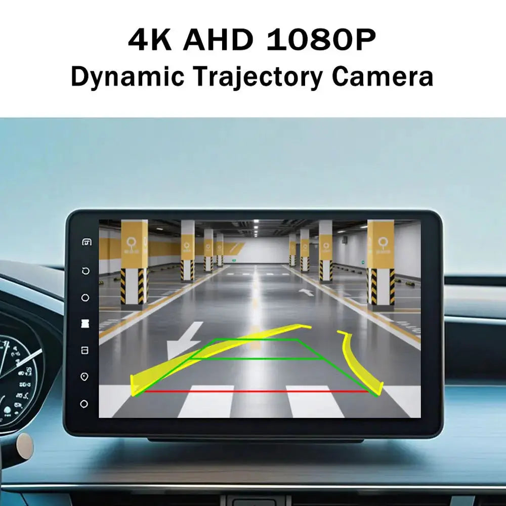 AHD 1080P Dynamic Trajectory Rear View Camera Starlight Night Vision Car Reverse Camera CVBS NTSC Waterproof Vehicle Parking Bac by InterCyprus Trading Ltd