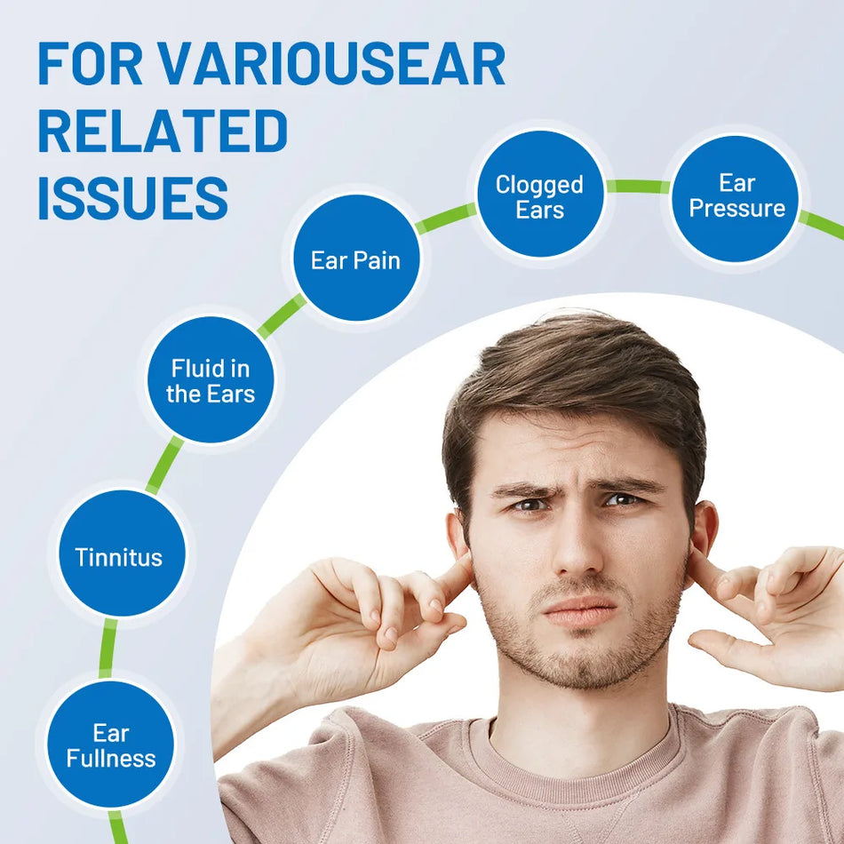 Elektrisk Tinnitus Lindre Enhed med Øretryk Udvider, Lindre Ringen