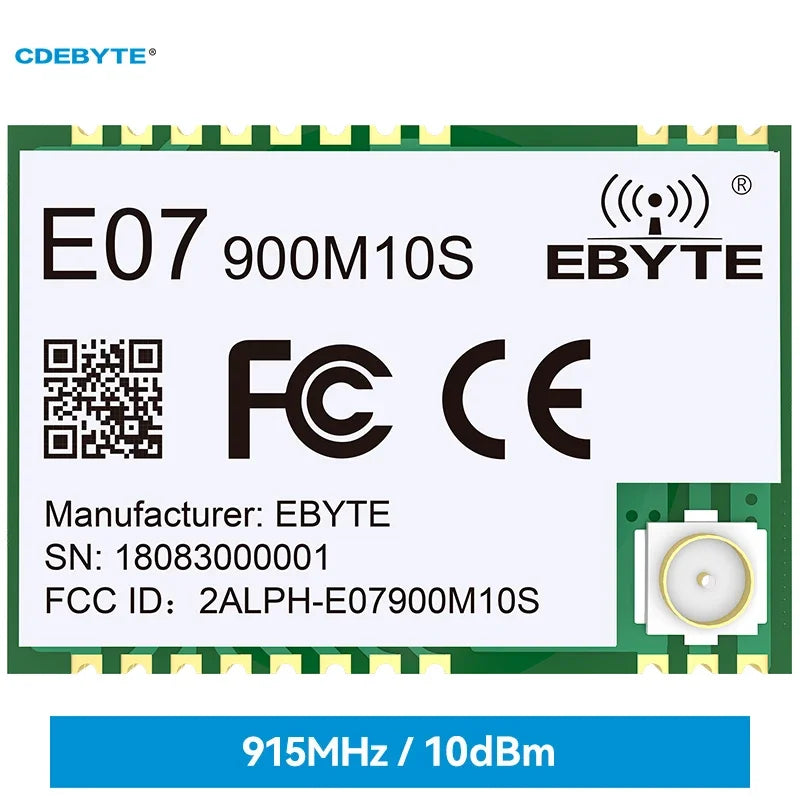CDEBYTE CC1101 Wireless RF Transmitter SPI 1.5km 10dBi IPEX