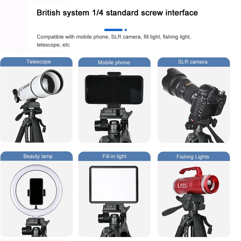 BORWOLF Binoculars Tripod Stand 55Inch &ndash; All Purpose Mount