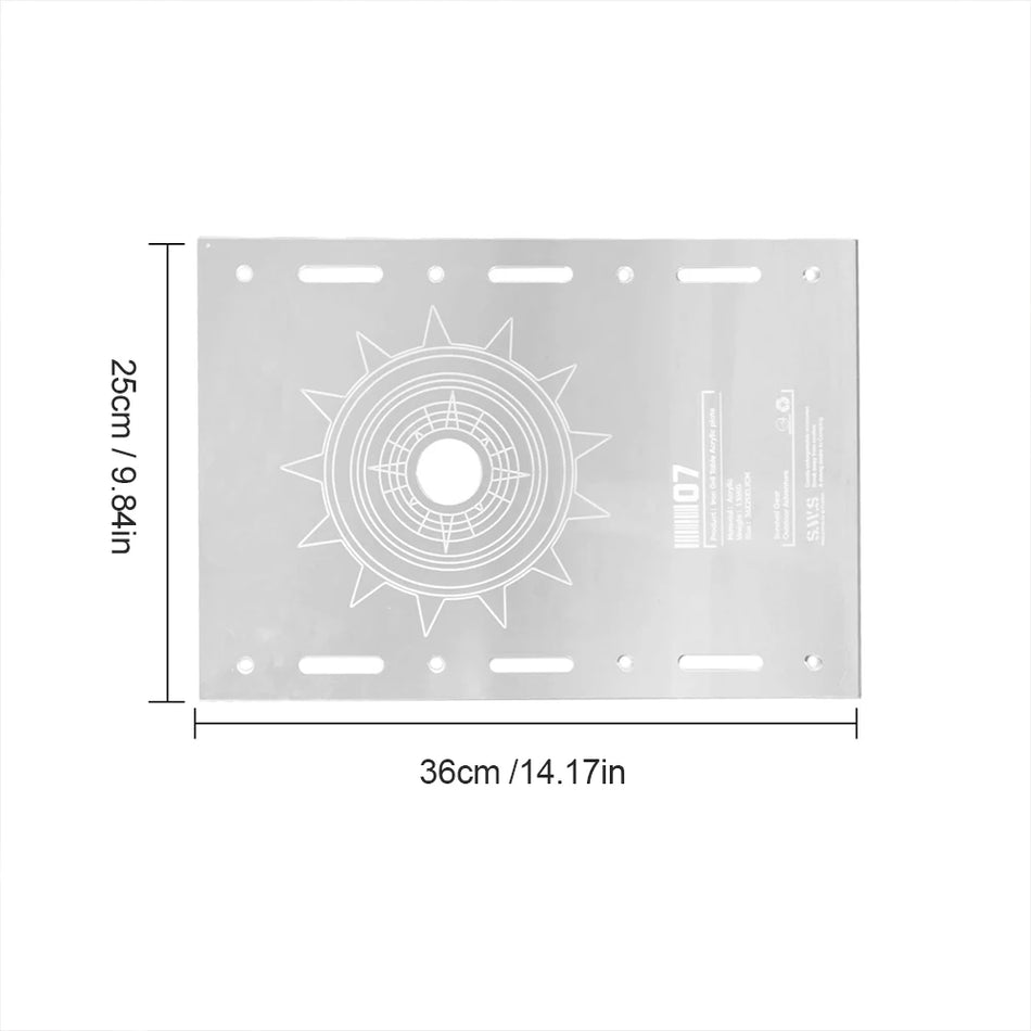 Акриловая прозрачная столешница для кемпинга IGT Table