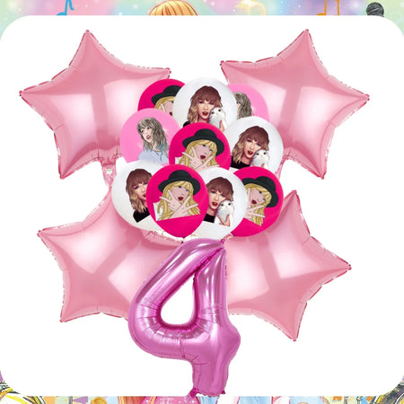 Taylor Swift Birthday Party Decoration Set - Disposable Tableware &amp; Supplies