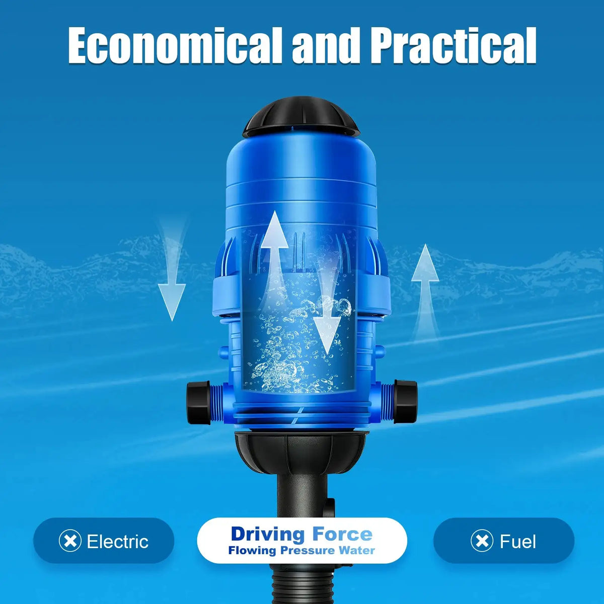 Fertilizer Injector For Drip &ndash; Water Powered Dispenser