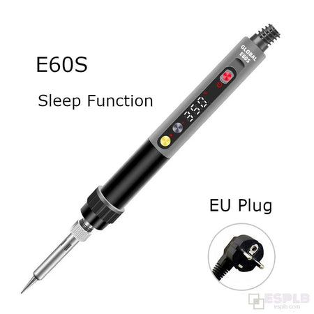 ESPLB Auto Sleep Soldering Iron E60S E90S E110S &ndash; Rapid Heat E60S EU Plug / CHINA