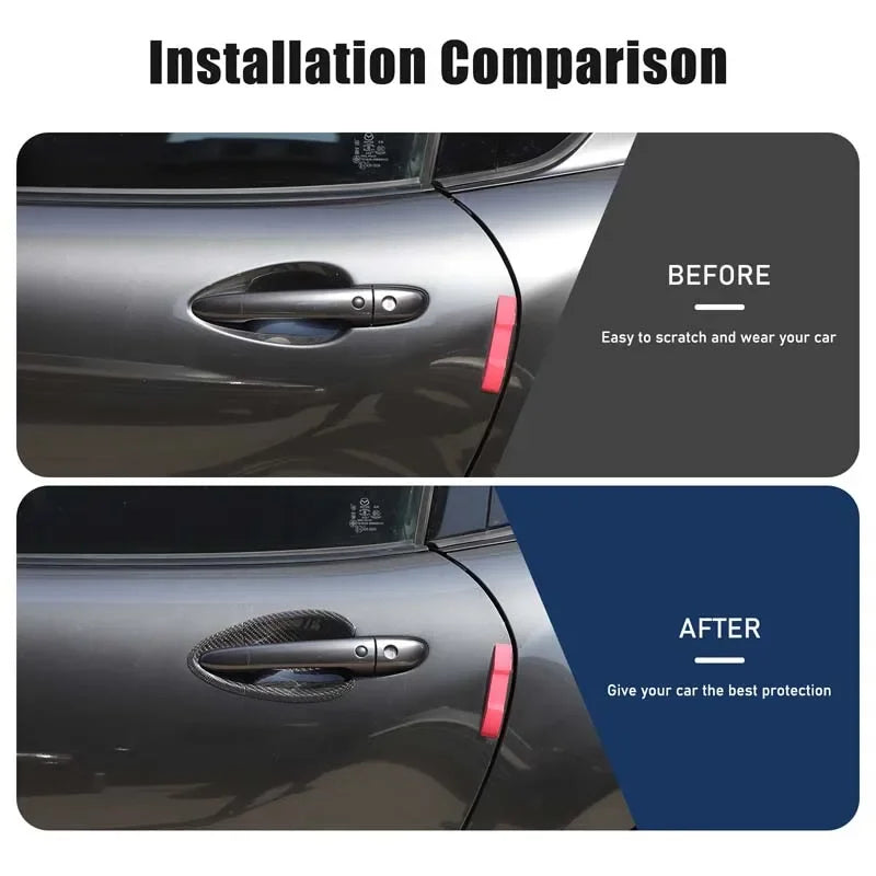 Αυτοκόλλητο Διακόσμησης Θήκης Πόρτας από Πραγματικό Άνθρακα για Mazda MX5 ND