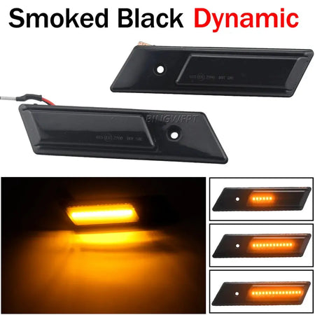 1Pair For BMW E32 E34 E36 1990-1996 M3 M5 3 5 7 SERIES Dynamic LED Car Side Marker Lights Repeater Signal Lamp by InterCyprus Trading Ltd
