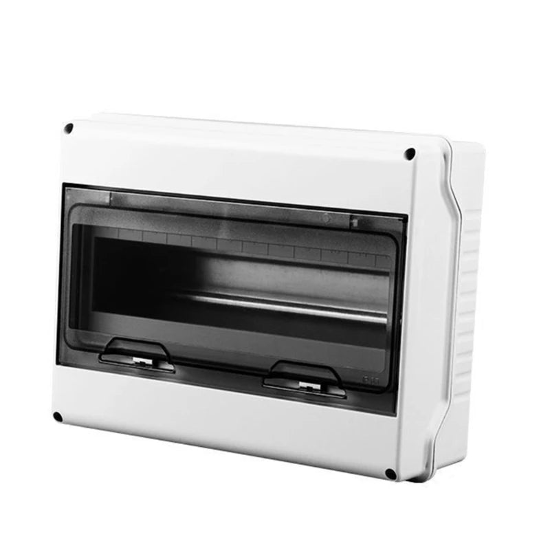 IP65 Waterproof Plastic Circuit Breaker Distribution Box with Clear Lid 12 ways