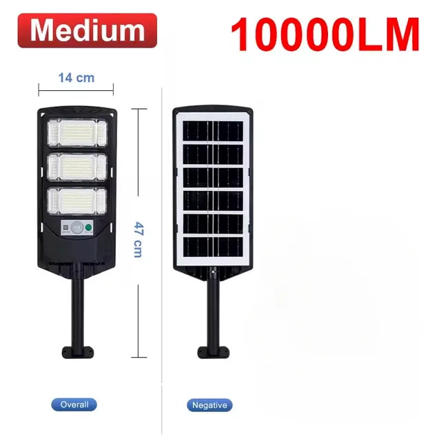 100000LM Solar Light &ndash; Dusk To Dawn Outdoor Street Lamp 10000LM