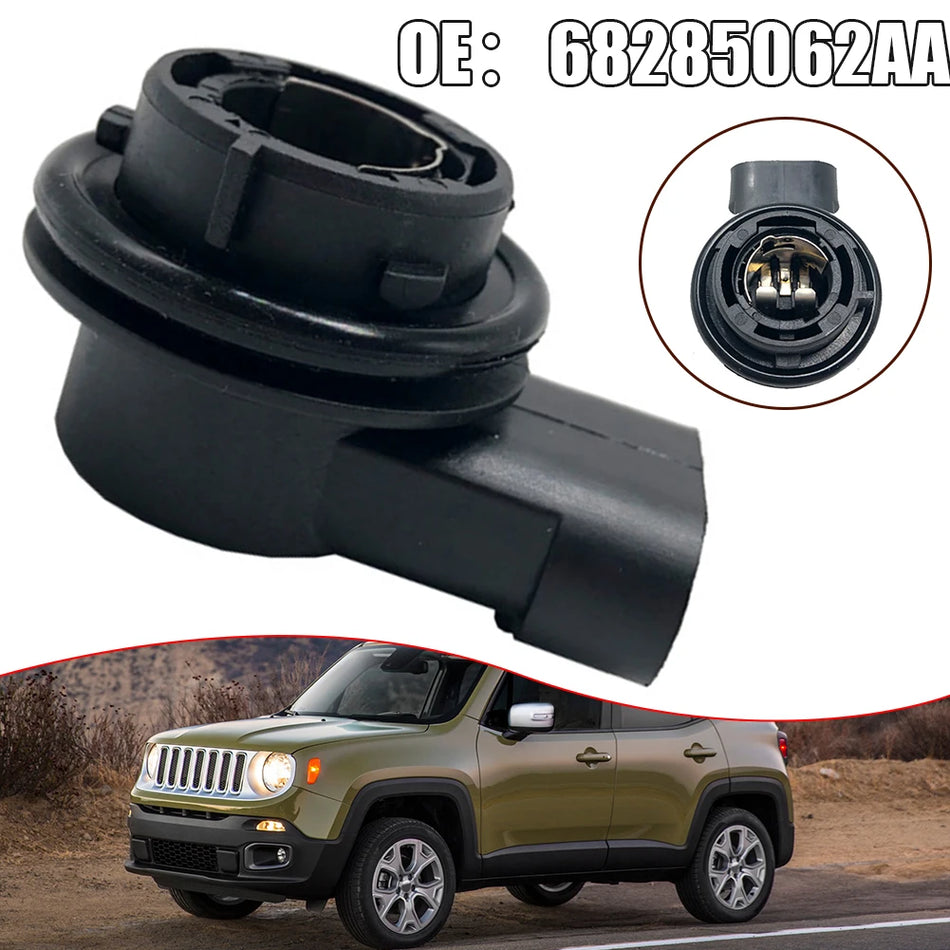 Bulb Socket for Jeep Renegade PY21 Nylon Base Durable Headlight Connector Secure Fit in Housing